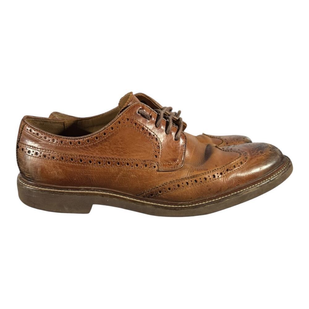 Cole Haan Wingtip British Tan Leather Oxfords Lace Up Dress Shoes Men’s Size 10M
